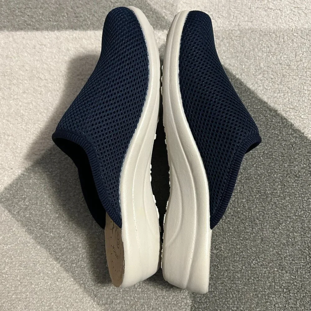 Fly Flot Clogs Mules Slip On Navy‎ Mesh Women's Size: 39 (US Size 8) - Picture 8 of 12